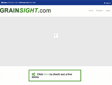 Tablet Screenshot of grainsight.com